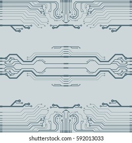 Microchip background vector illustration. Vector wallpaper