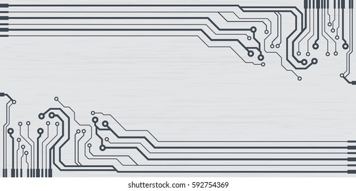 Microchip background vector illustration. Vector wallpaper