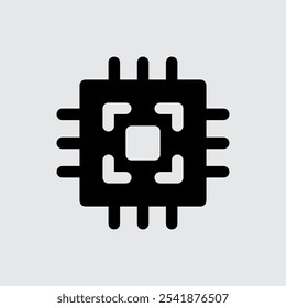 Microchip Computer and Hardware Icons