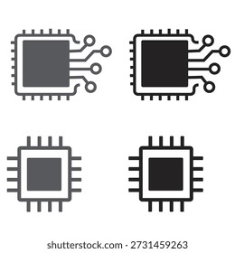 Microchip and CPU Technology Icons