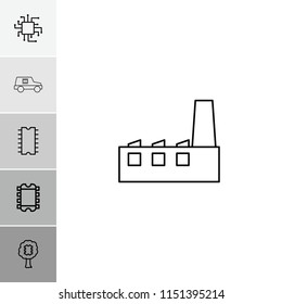 Microchip icon. collection of 6 microchip outline icons such as cpu in tree. editable microchip icons for web and mobile.