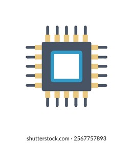 Microchip Icon for Electronic Devices