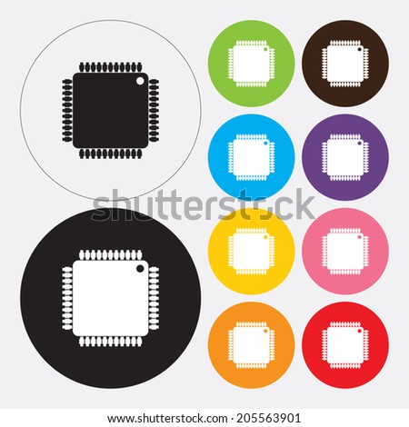 Similar – Image, Stock Photo Integrated semiconductor microchip microprocessor