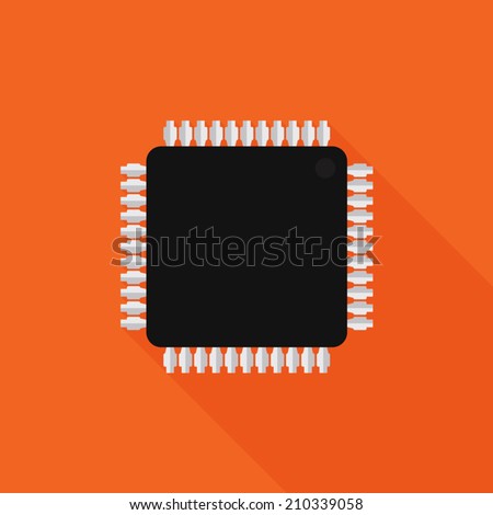 Similar – Image, Stock Photo Integrated semiconductor microchip microprocessor