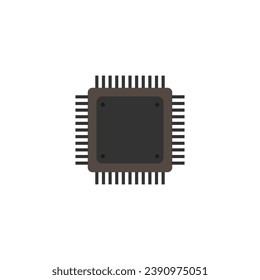 microchip icon vector illustration symbol design