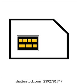 microchip icon vector illustration symbol design