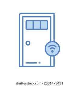 Microchip icon. Vector stock illustration.