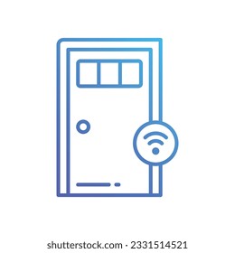 Microchip icon. Vector stock illustration.