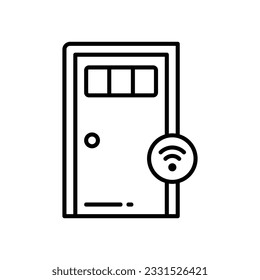 Microchip icon. Vector stock illustration.