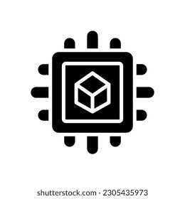 microchip icon for your website design, logo, app, UI.