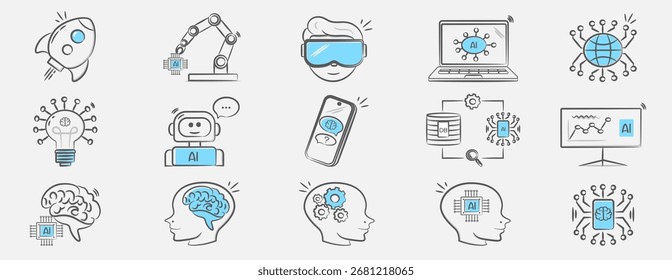 Microchip icons in Thin line black color. flat simple vector symbols illustration.