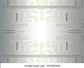 microchip line technology symbol abstract background vector