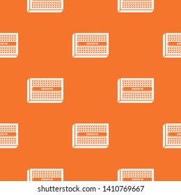 Microchip pattern vector orange for any web design best
