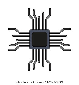 Microchip processor symbol