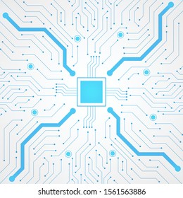 Microchip Technology Background, blue circuit board pattern