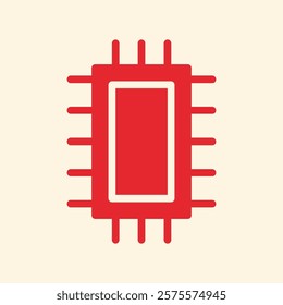 Microchip trendy creative pretty abstract vector illustration colorful useful design.eps