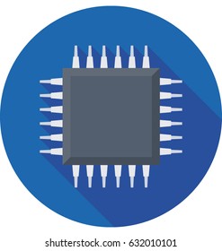 Microchip Vector Icon 