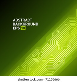 Microcircuit board vector abstract technology vector background with place for text