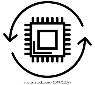 Microcontroller IOT Icon