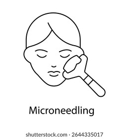 Microdermoabrasão Esfoliação Vara Representando Renovação e Rejuvenescimento da Pele
