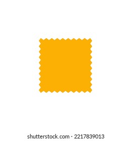 Microfiber cloth icon in color, isolated on white background 