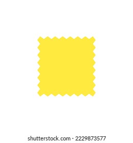 Icono de tela de microfibra en color, aislado en fondo blanco 