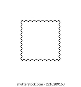 Microfiber cloth icon in line style icon, isolated on white background