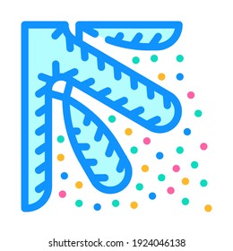 microfiber structure color icon vector. microfiber structure sign. isolated symbol illustration