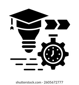 Microlearning Icon Element for Design