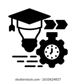 Microlearning Icon Element for Design