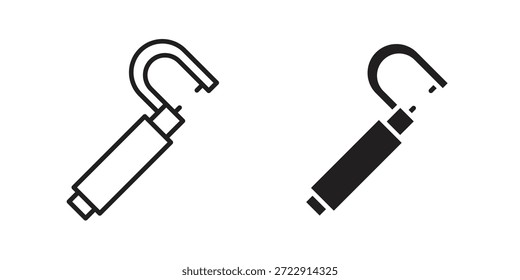 Icono de micrómetro diseña la colección para el móvil, ui, Web.