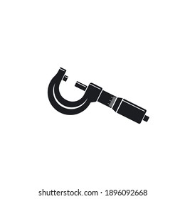 Mikrometer-Symbol Vektorgrafik-Design-Web 
