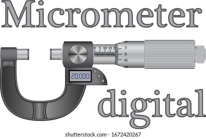 Mikrometer - ein Werkzeug für die hochpräzise Längenmessung, der Messfehler ist sehr klein