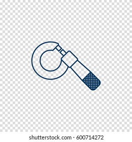 micrometer vector icon