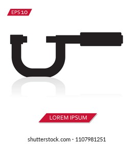 micrometer vector icon symbol