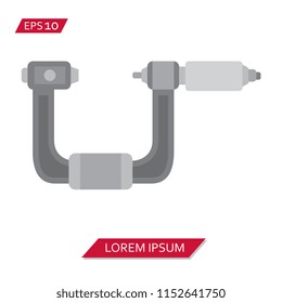 micrometer vector icon symbol