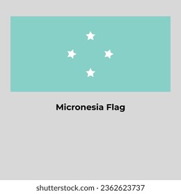 Micronesia Country Flag Design temp