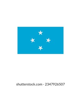 Micronesia flag icon set, Micronesia independence day icon set vector sign symbol
