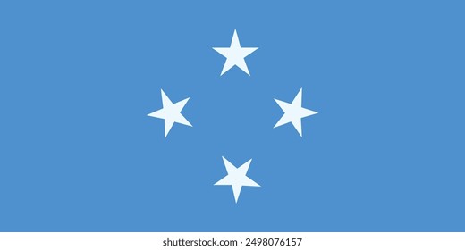 Bandera de Micronesia.arte e ilustrador.día de la independencia.diseño de Vector.Anuncio.freedom.poster, classic