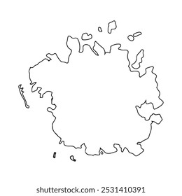 ícone do mapa da micronésia vectpr ilustração símbolo design