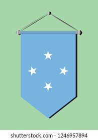 Micronesia national flag 