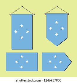 Micronesia national flag 