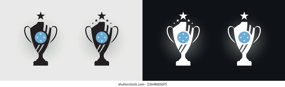 Mikronesien Pokal-Pokal-Cup-Meister, Vektorgrafik