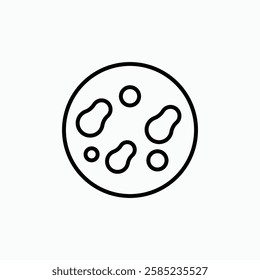 Microorganism icon. simple vector icon