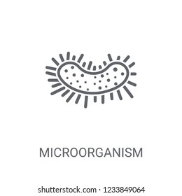 Microorganism icon. Trendy Microorganism logo concept on white background from Science collection. Suitable for use on web apps, mobile apps and print media.