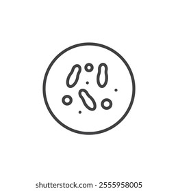 Microorganism isolated icon. vector illustration.