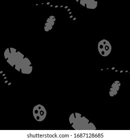 Microorganism Seamless Vector. Abstract Virus Infection Bacteria and germs, Flat Vector Illustration Background. Antiviral in hospital Backdrop.  Bacteria Illustration.