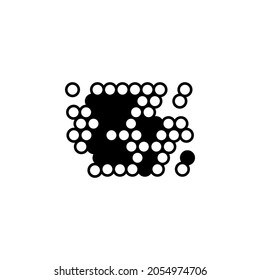 Mikroorganismus-Symbol im Mikrobensatz