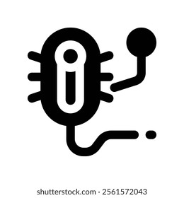 microorganisms icon. vector glyph icon for your website, mobile, presentation, and logo design.
