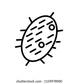 Microorganisms icon vector isolated on white background, Microorganisms transparent sign
